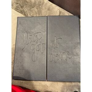 Erin Condren "Let's Get It Done" Vegan Padfolio - NEW